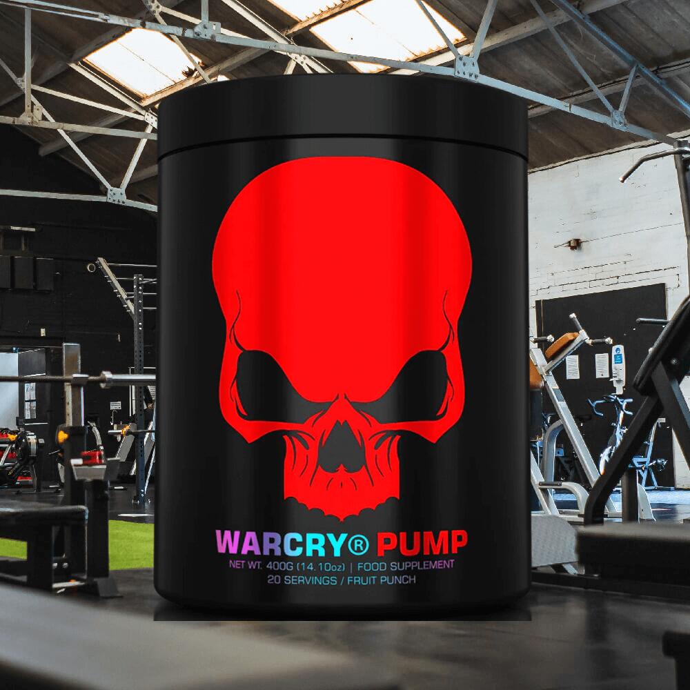 Genius Nutrition WARCRY Pump (20 Serv) Fruit Punch - Pre-Workout - NO-Booster 2/3
