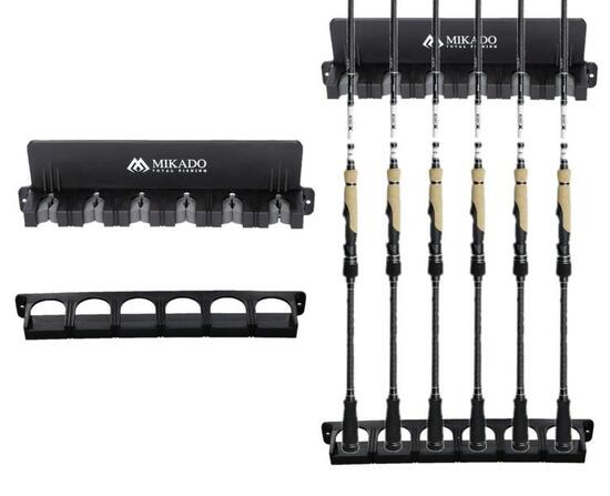 Portacanne VERTICALE Porta canne da pesca per 6 canne Supporto per canne