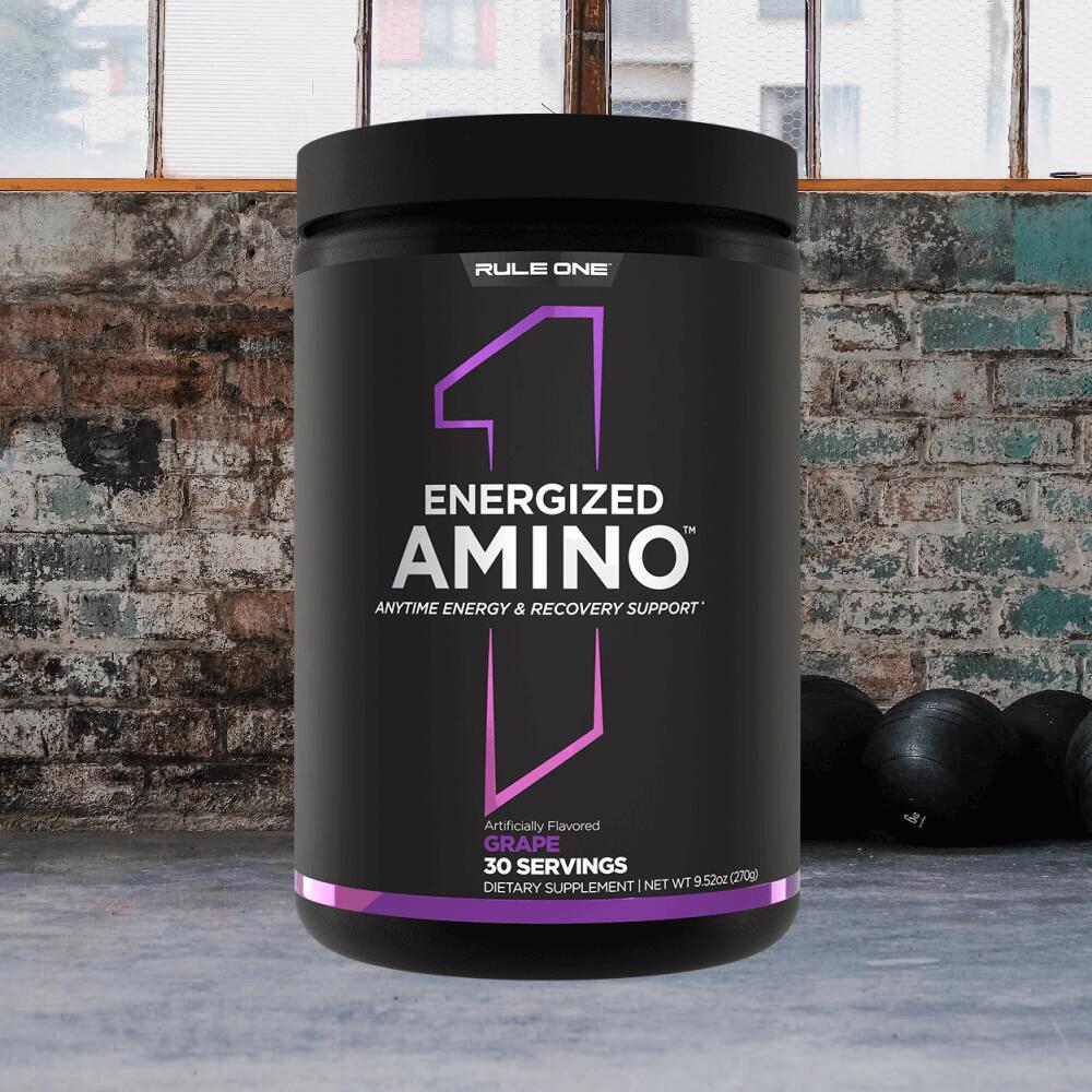 Rule1 R1 Energized Amino (30 Serv) Grape - Acides aminés 2/3