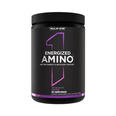 Rule1 r1 energized amino (30 serv) peach mango - aminozuren - aminozuur-mix