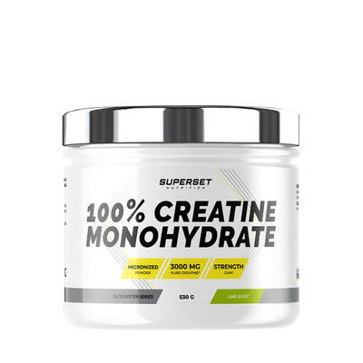 Creatines - 100% creatine monohydrate (530g) - lime burst