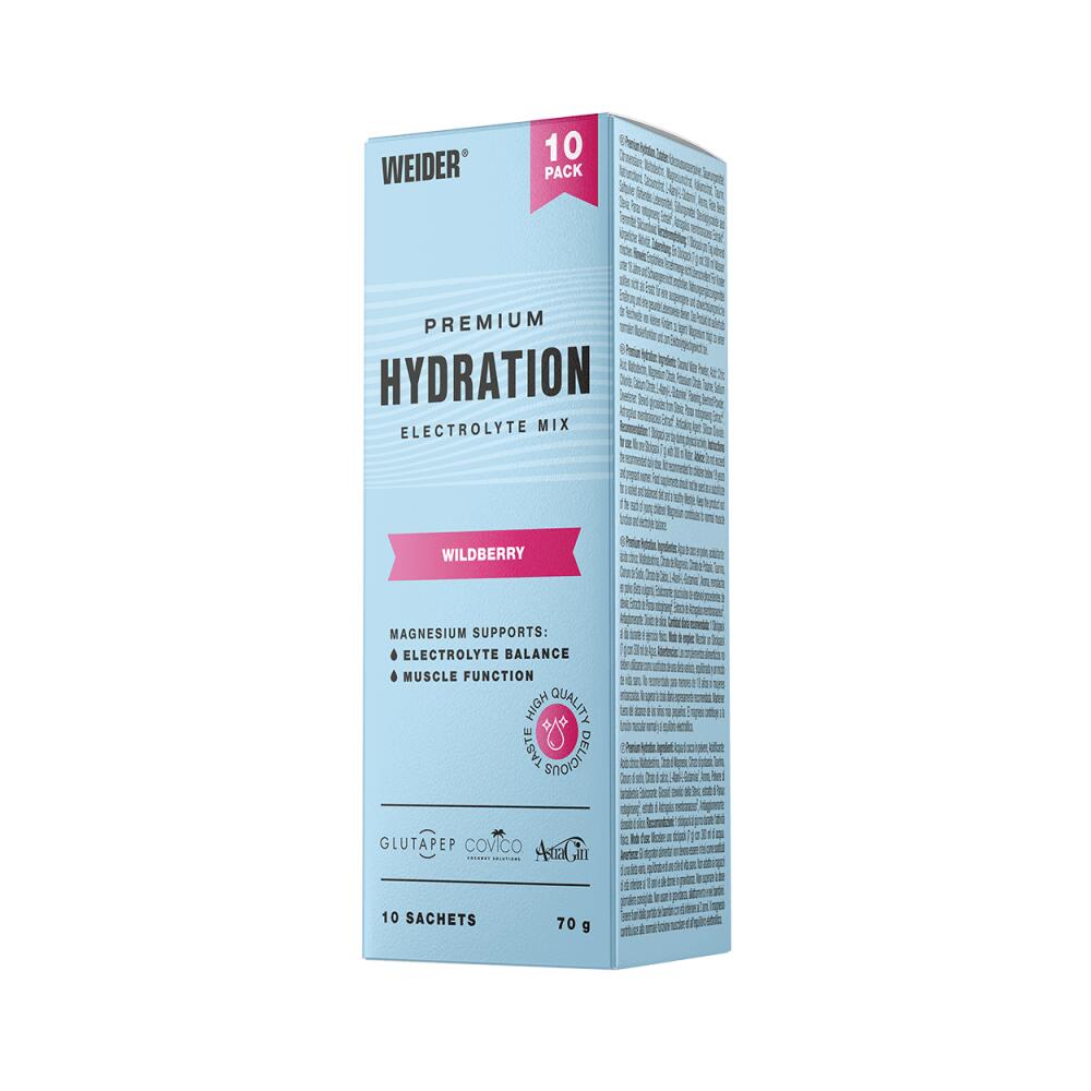 Weider - Weider Premium Hydration Sticks (10x7g) Wildberry - Énergie Et Endurance - Electrolyte - Decathlon