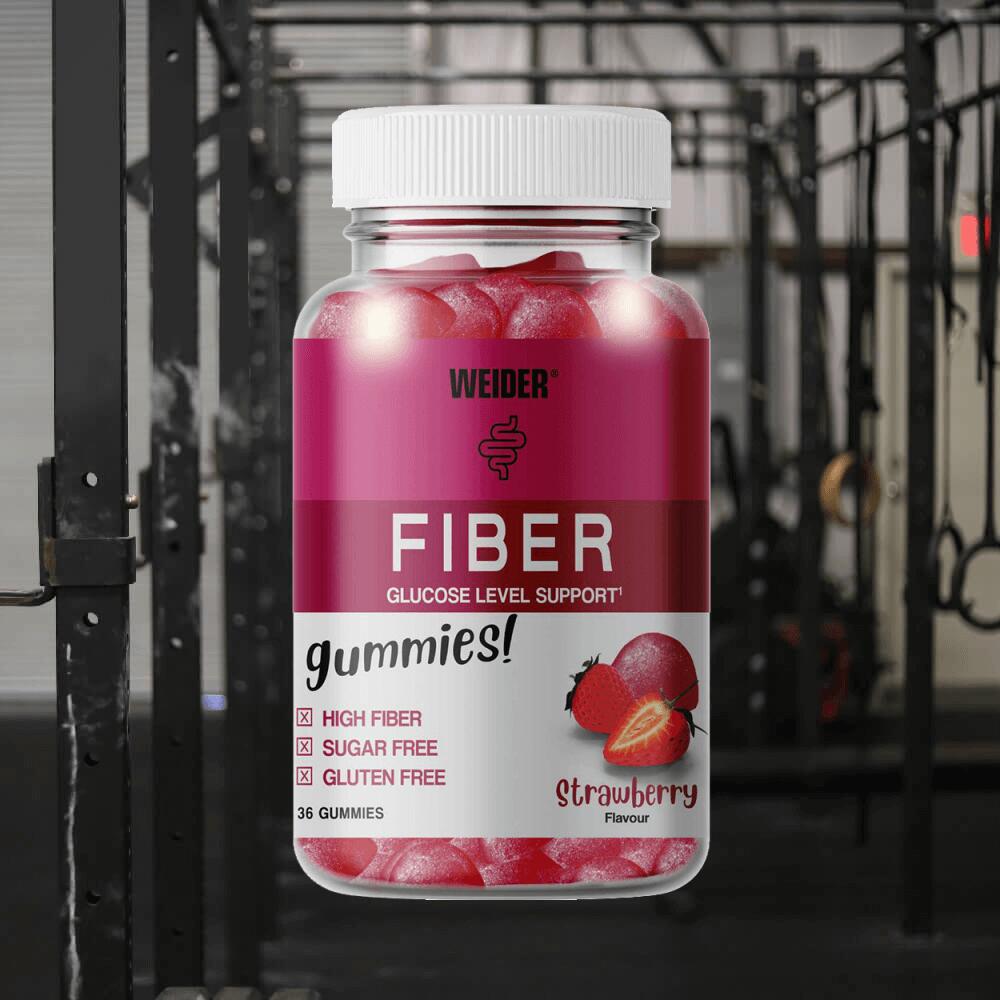 Weider Fiber Gummies (36) Strawberry - Aliments fonctionnels - Super Aliments 2/3