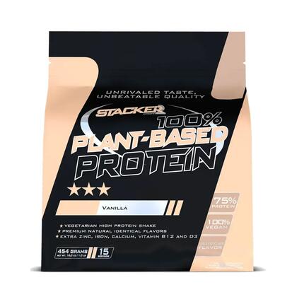 Stacker2 100% Plant-Based Protein (454g) Vanilla - Eiweiße - Veganes Eiweiß