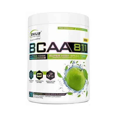 Genius nutrition bcaa 811 (400g) kiwi-strawberry - aminozuren - bcaa