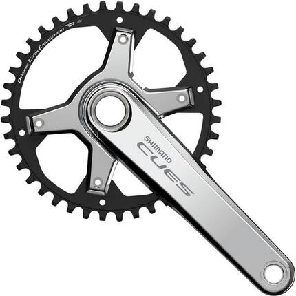 Mechanizm korbowy CUES FC-U6030-1 „Polished Silver Edition”, 10/11-rzędowy, 40T,