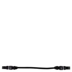 Br Zadelriem Rondgenaaid Zwart/zilver -