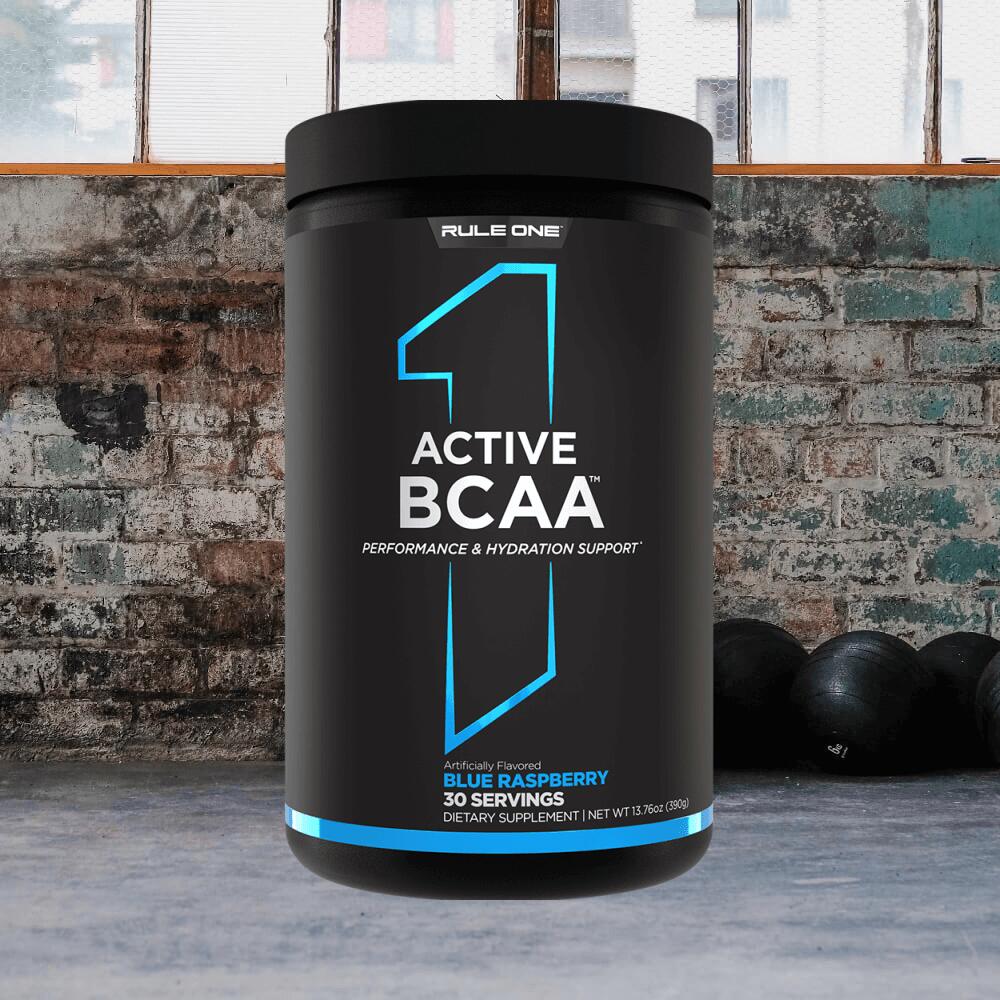 Rule1 R1 Active BCAA (30 Serv) Blue Raspberry - Acides aminés - BCAA 2/3