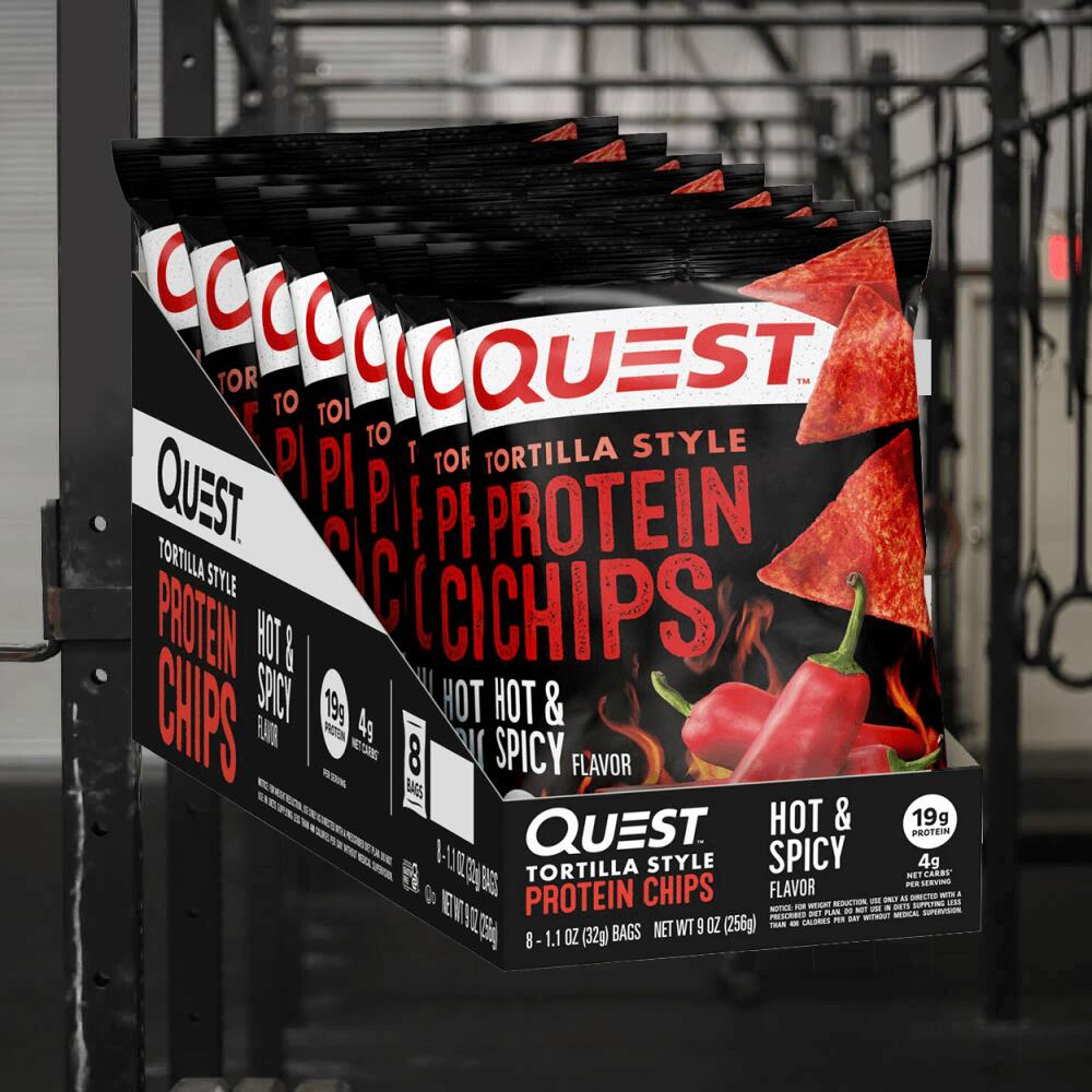 Quest Nutrition Protein Tortilla Chips (8x32g) Hot & Spicy 2/3