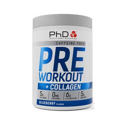 PhD Pre-Workout + Collagen Caffeine Free (20 serv) Blueberry