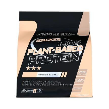 Stacker2 100% Plant-Based Protein (454g) Vanilla - Eiweiße - Veganes Eiweiß
