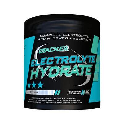 Stacker2 electrolyte hydrate (300g) fruit punch - intra- & post-workout
