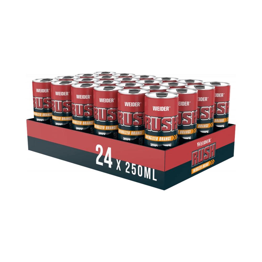 WEIDER Weider Rush PWO RTD (24x250ml) Energized Orange - Pre-allenamento