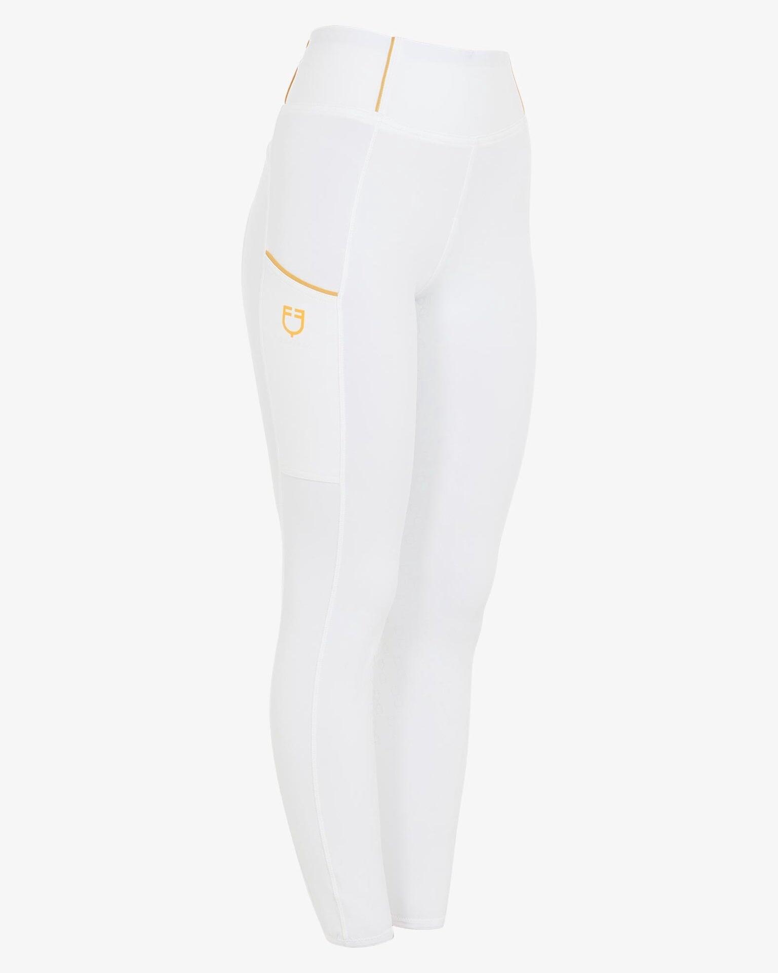 Equestro Meisjes Slim Fit Grip Legging Apple - 6/7