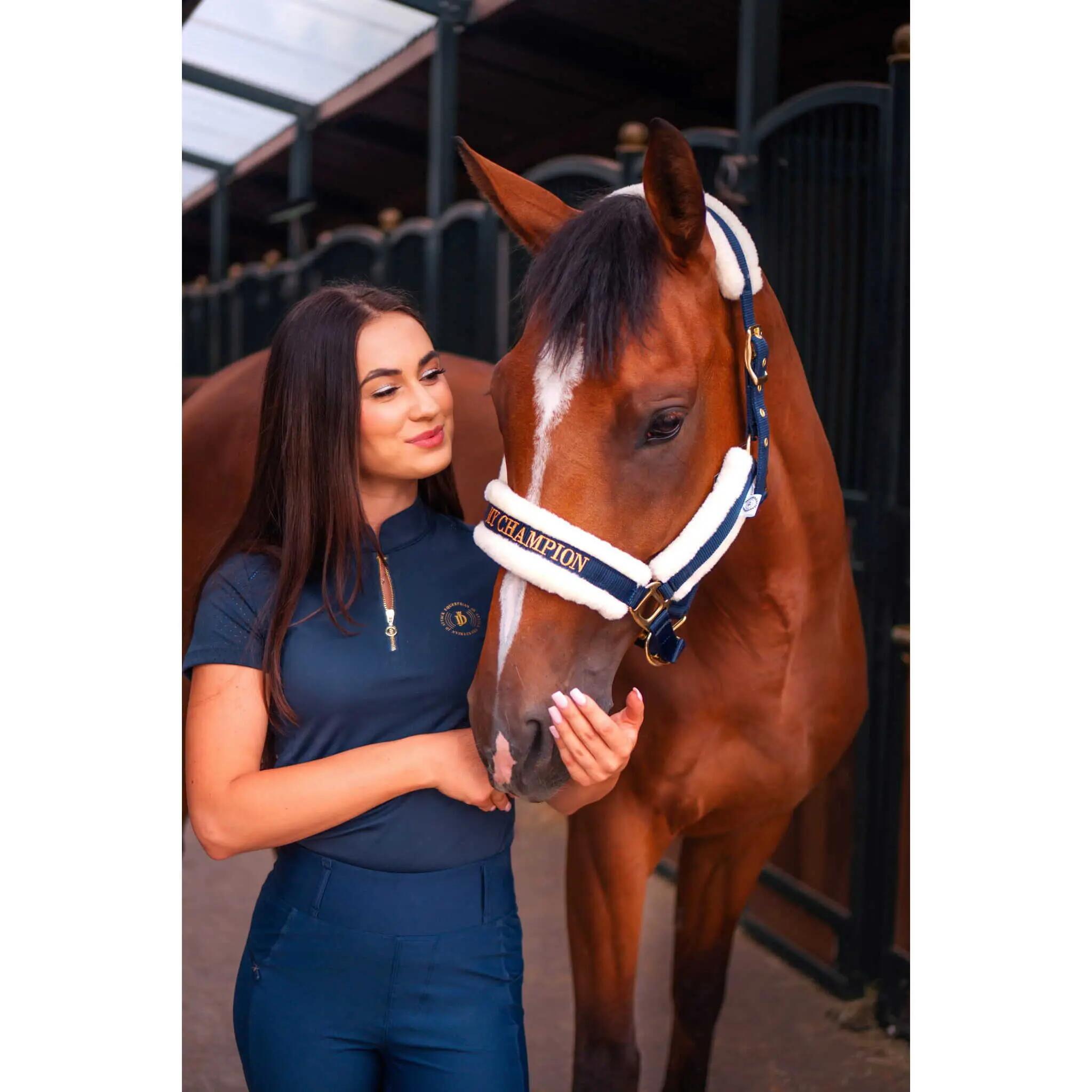 Licol pour cheval en fourrure JD Attack Halter My Champion 2/2