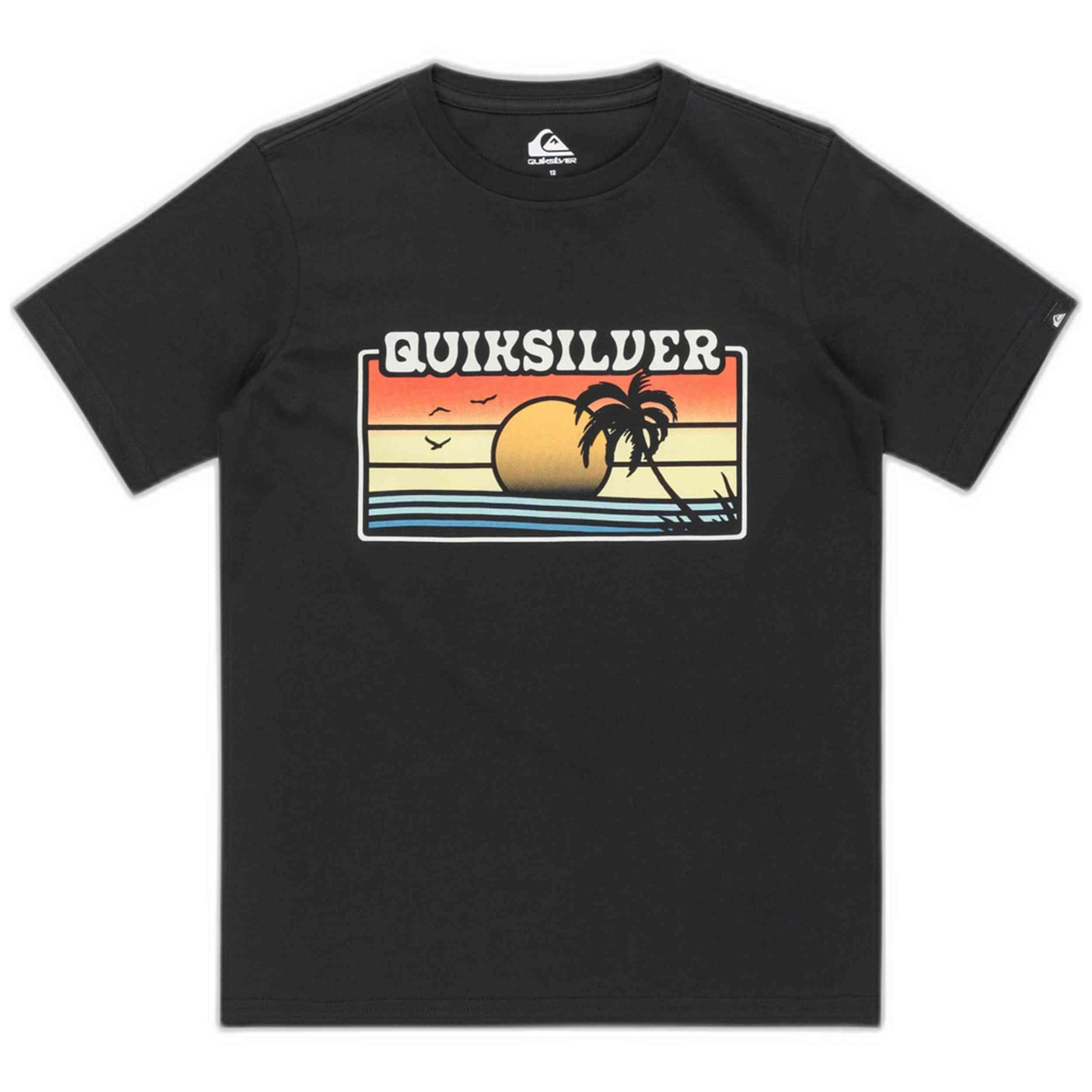 Camiseta de manga corta Quiksilver modelo EQBZT04845 para niños 1/2