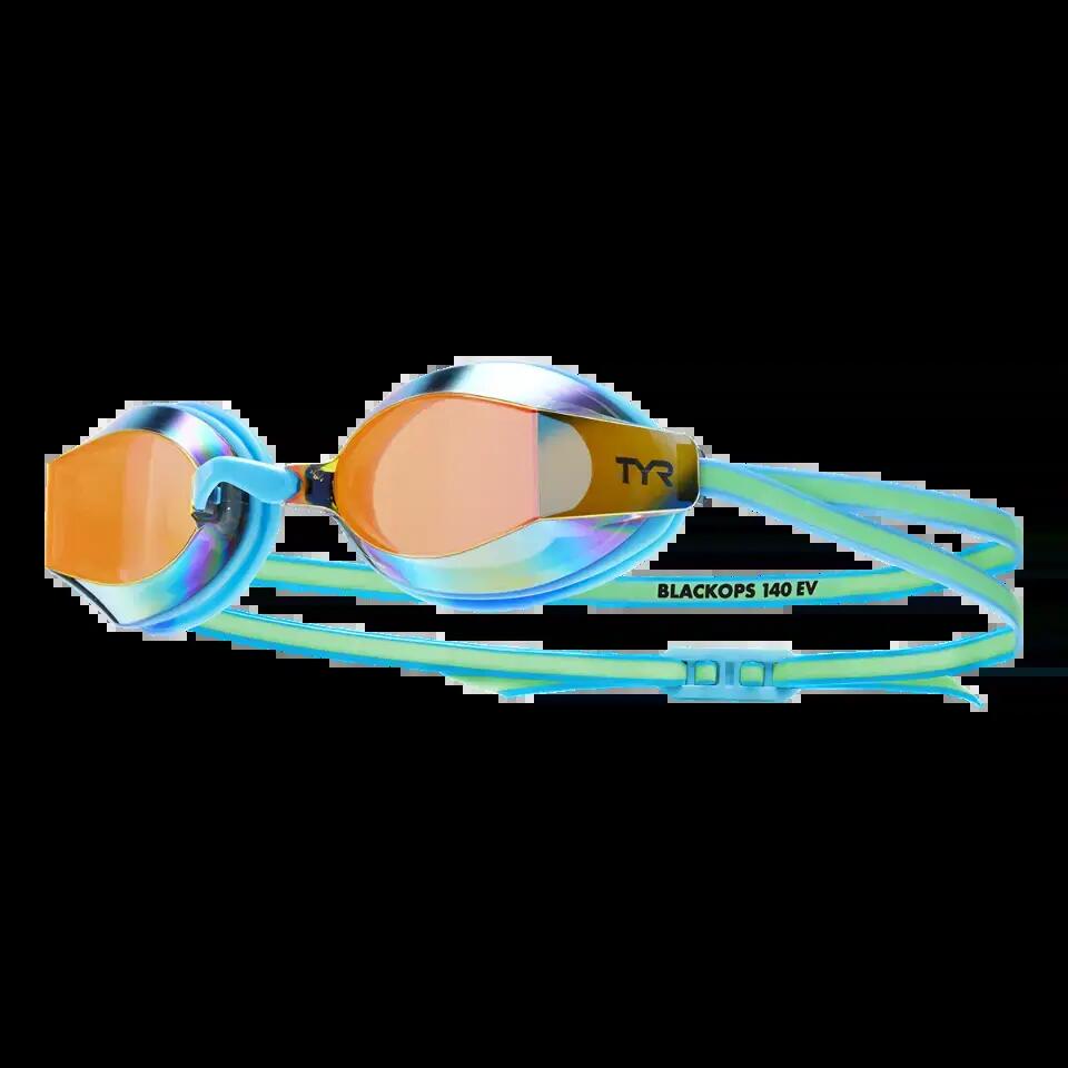 Swimming Goggles Kids TYR Black Ops 140 EV miroir