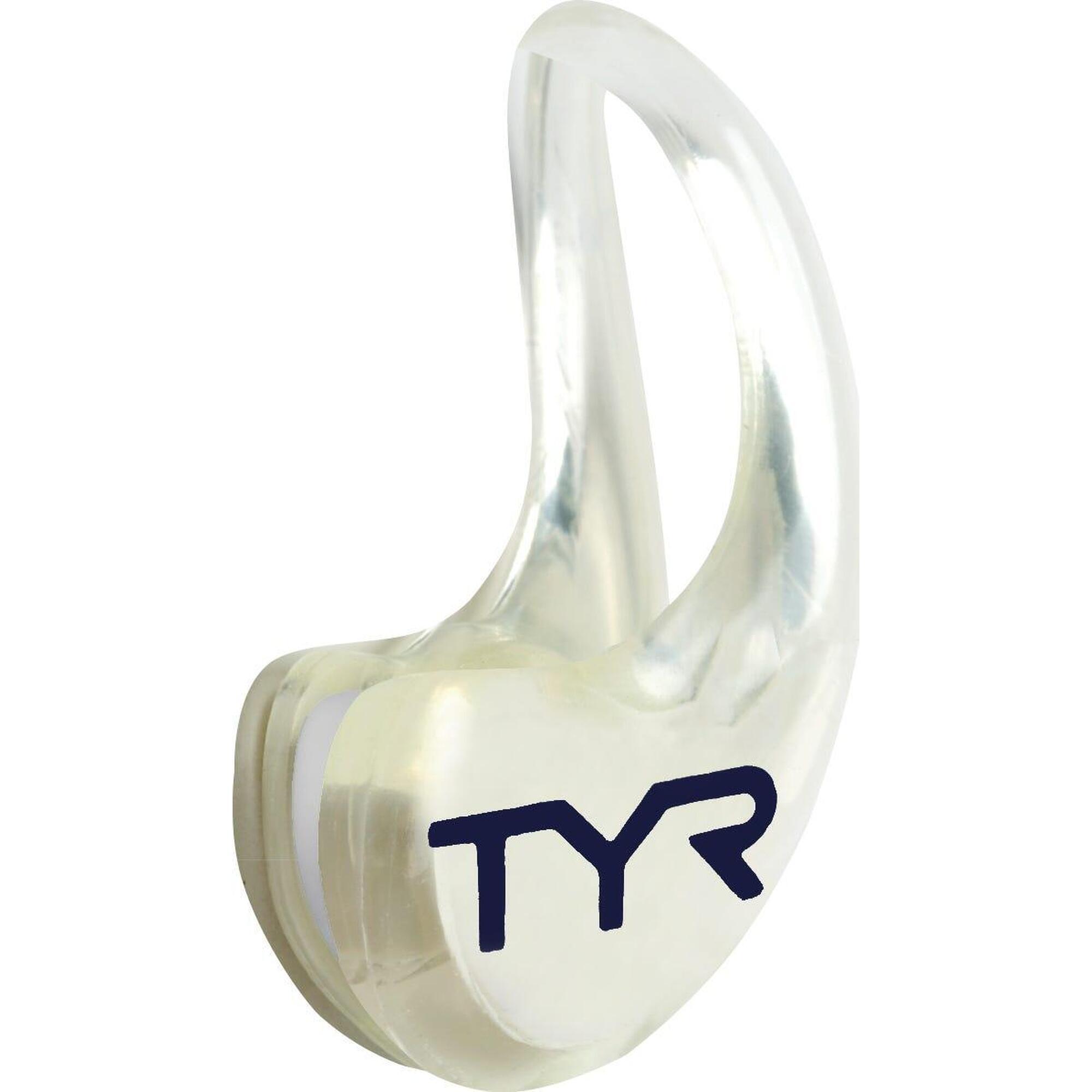 Tyr - Pince Nez  De Natation Silicone Ergo Swimclip Tyr - Pince-nez - Blanc - Adulte - Decathlon