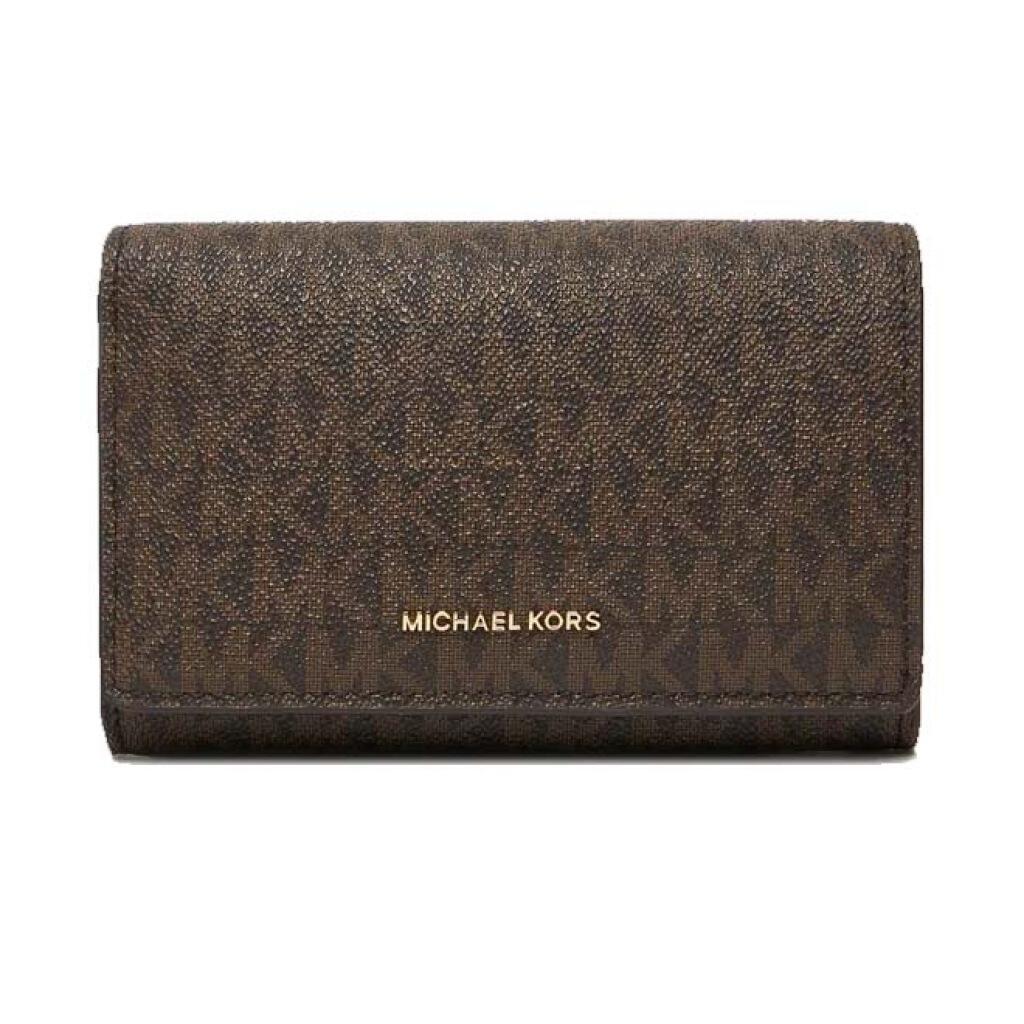Michael Kors Access - Porte-monnaie Michael Kors Modèle Jet Set Couleur Marron - Pochette - Marron - Taille Unique - Decathlon