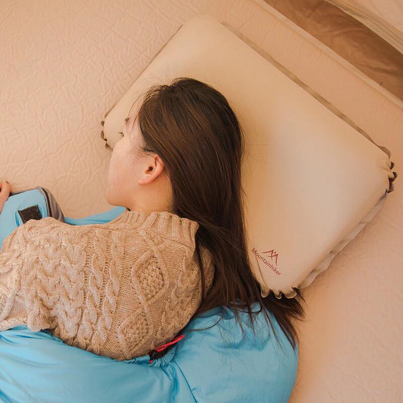 Mountainhiker inflatable pillow, beige
