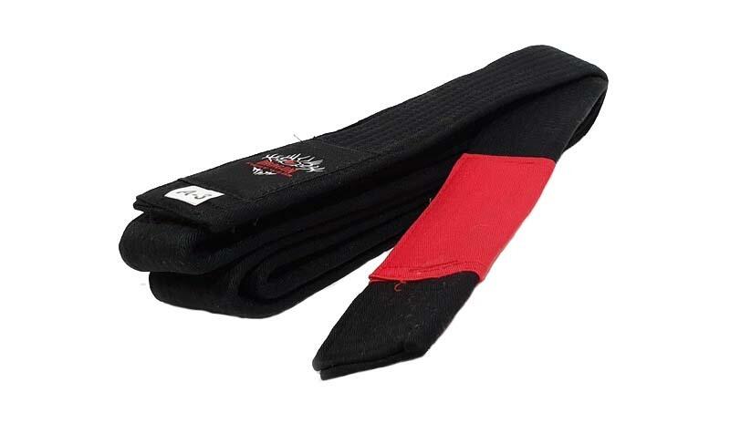 Morgan IBJJF Approved BJJ Belt[Black w/ Red Tip A-1