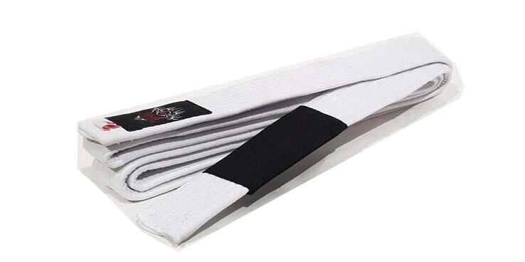 Morgan IBJJF Approved BJJ Belt[White w/ Black Tip A-3