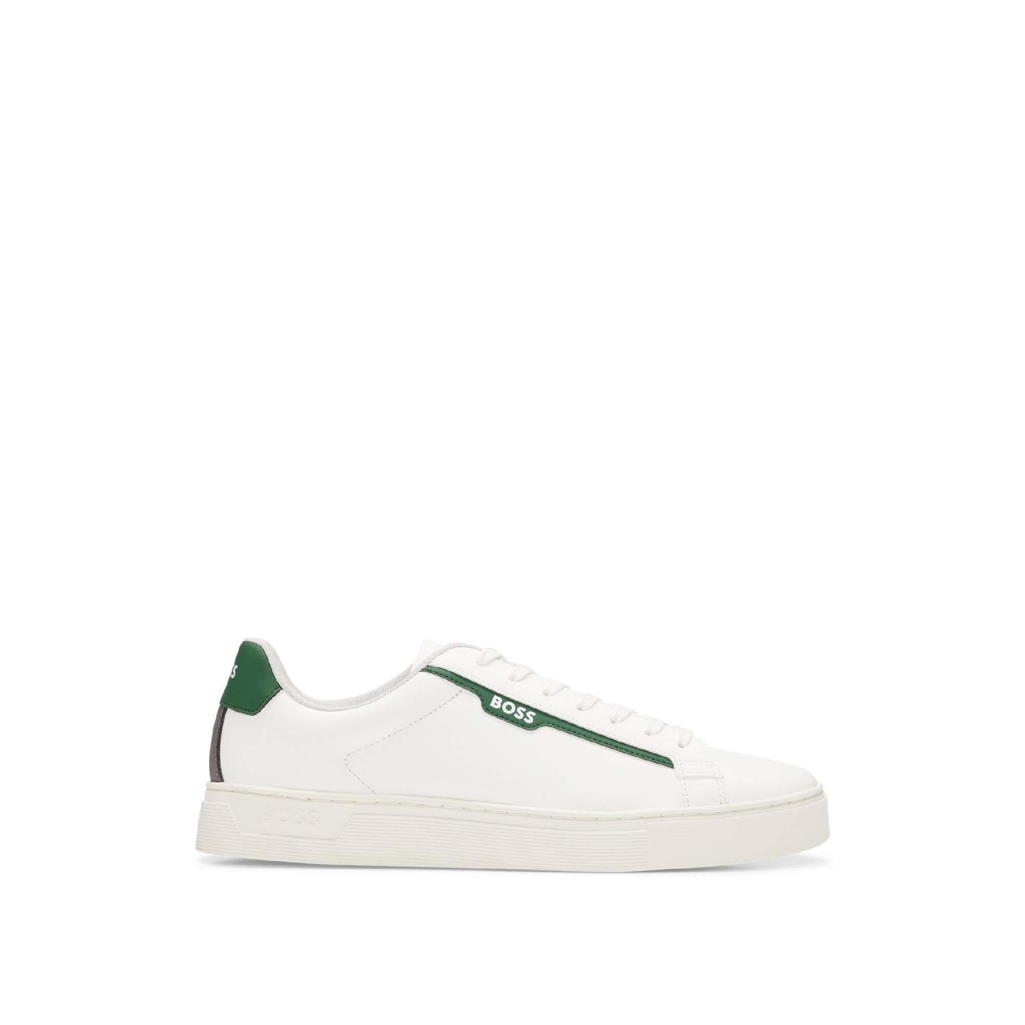 Boss Mens Rhys Suede Tennis Trainers