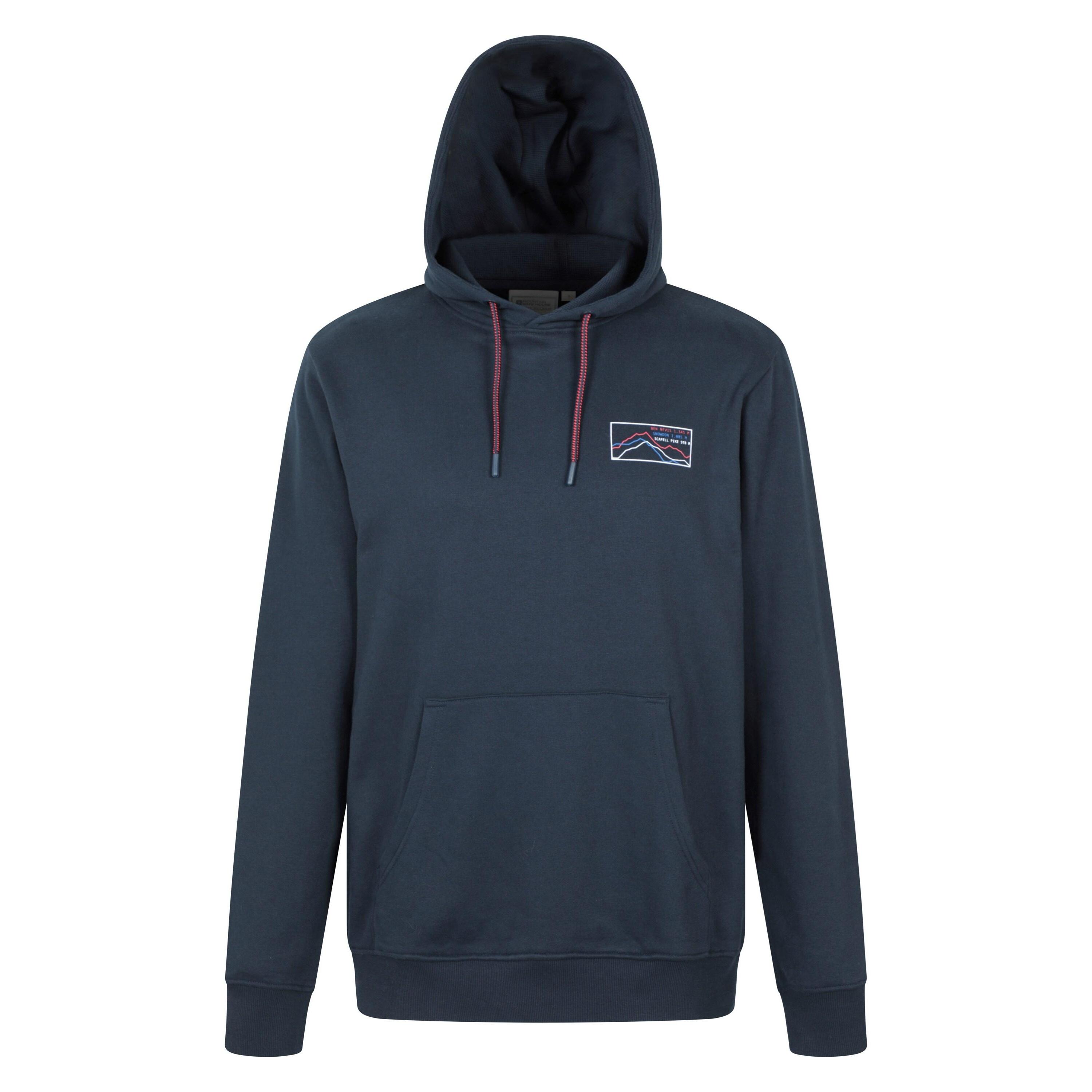 Mountain Warehouse Mens 3 Peaks Mountain Hoodie