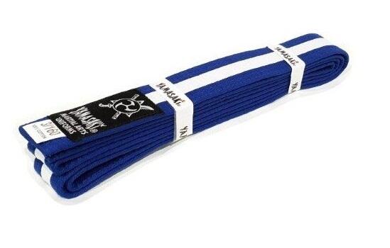 Yamasaki Coloured Martial Arts Belts (w/ White Stripe)