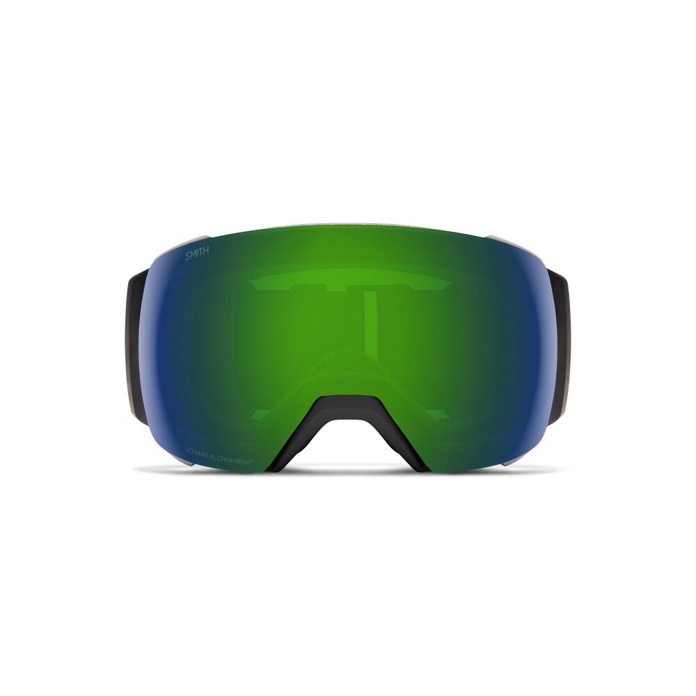 SMITH IO Masque de ski MAG XL - BLACK 22 CHROMAPOP SUN GREEN MIRROR 3/6