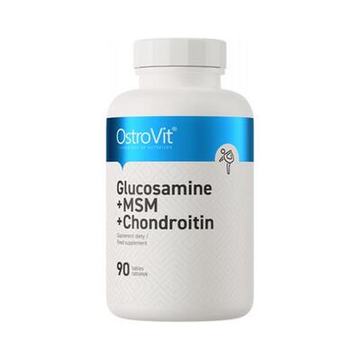 OstroVit Glucosamine + MSM + Chondroitin + Vitamin C (90 Tabs) Unflavoured