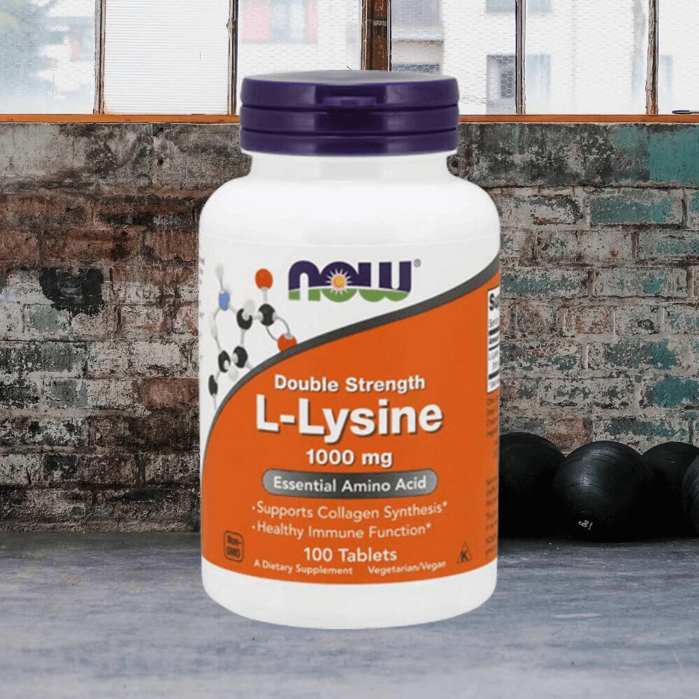 Now Foods L-Lysine 1000mg (100 Tabs) Unflavored - Acides aminés 2/3