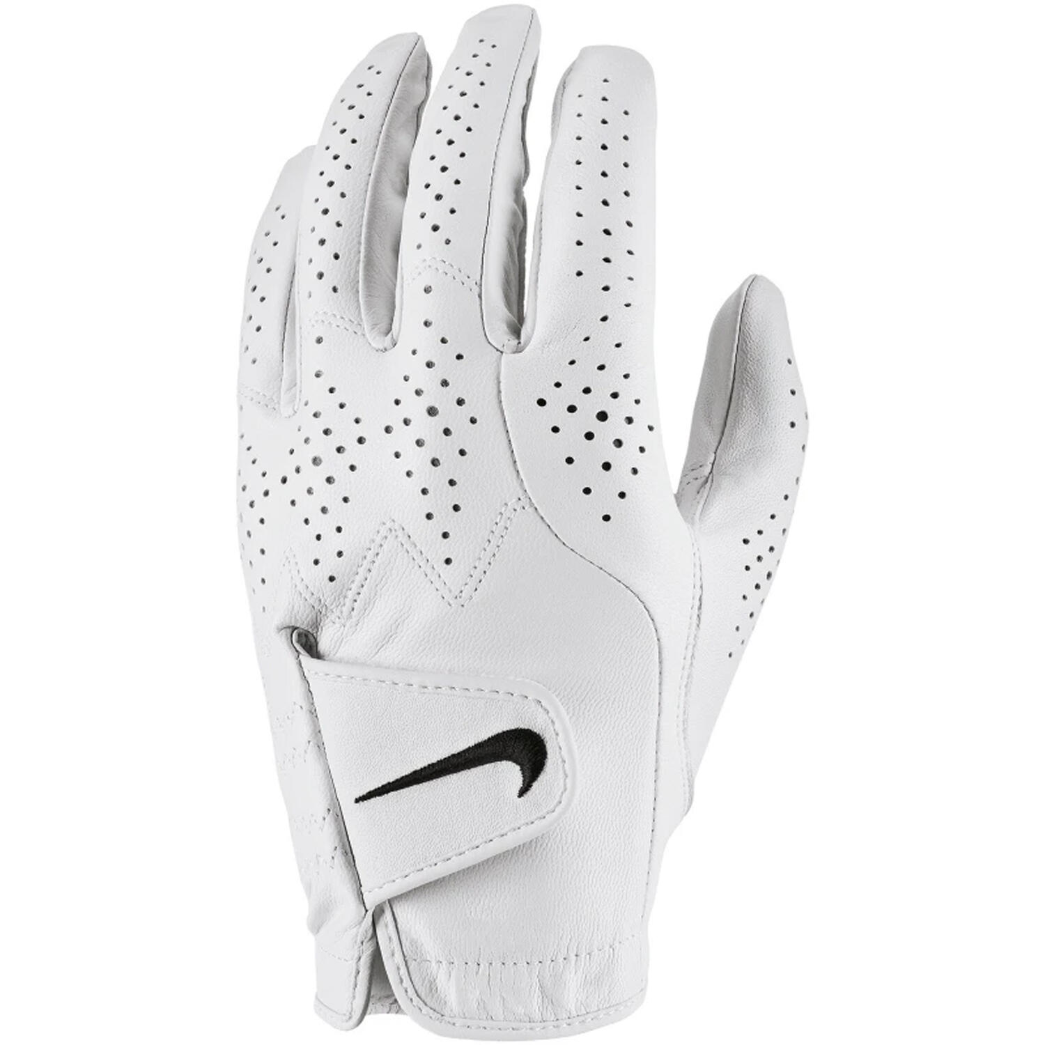 NIKE Mens Tour Classic IV Leather Golf Glove (Grey-White)