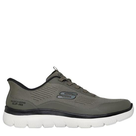 Zapatilla Hombre Skechers Slip-ins Summits Leyter Malla Kaki