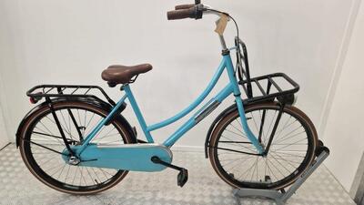 Popal transportfiets | gebruikt | 3 maanden garantie | 2 meisjes blauw 47cm