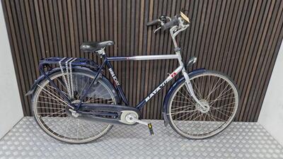 Batavus holiday | gebruikt | 3 maanden garantie | heren grijs/blauw 58cm