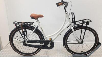 Batavus diva | gebruikt | 3 maanden garantie | 28 inch wit 56cm - f.91224