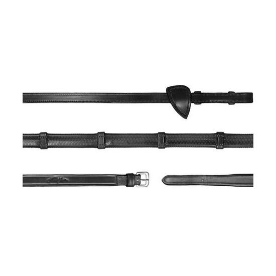 Smycz dla konia z gumy z 7 blokadami Dy'on 1/2