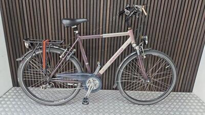 Montego voyager | gebruikt | 3 maanden garantie | heren paars/bruin 57cm