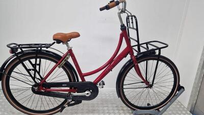 Batavus diva | gebruikt | 3 maanden garantie | 28 inch \ rood 50cm - f.92157
