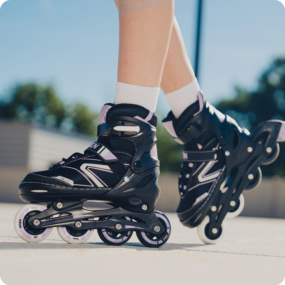 Helixi Patins à roulettess Ajustables LED Roues Lumineuses 5/7