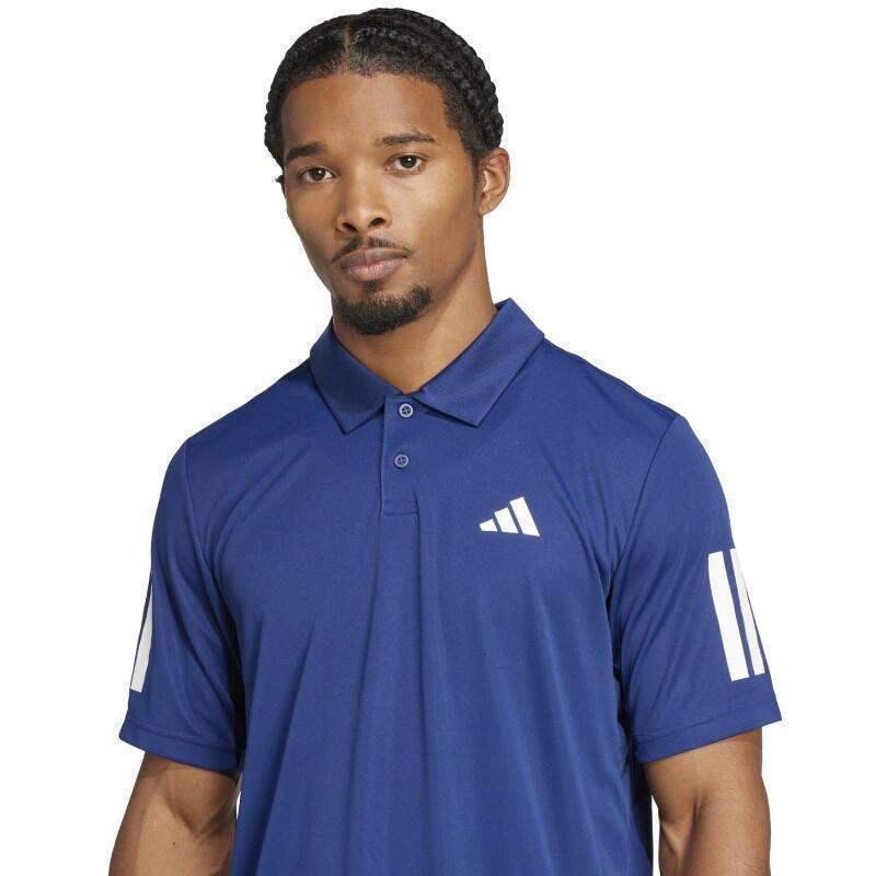 Polo Adidas Club 3STR Blu marino 3/5