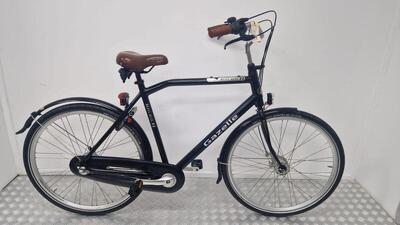 Gazelle heavy duty | gebruikt | 3 maanden garantie | 28 in heren zwart 59cm