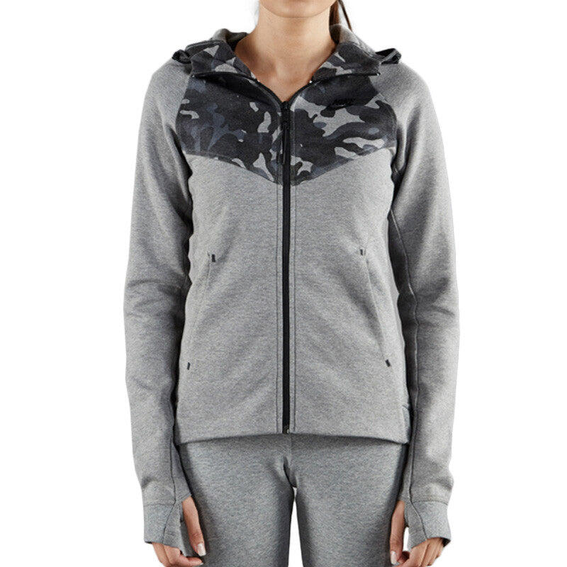Sweat Nike SWEAT FEMME TECH FLEECE FULL-ZIP PRINT NIKE 3/5