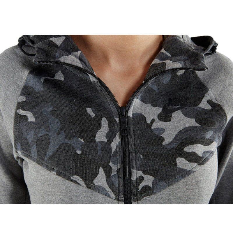 Sweat Nike SWEAT FEMME TECH FLEECE FULL-ZIP PRINT NIKE 2/5