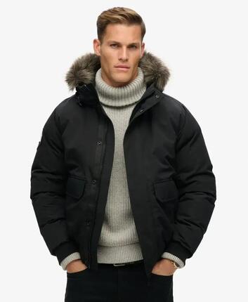 Bomberjacke aus Kunstpelz Everest
