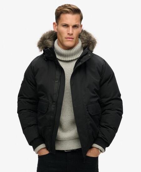 Bomberjacke aus Kunstpelz Everest