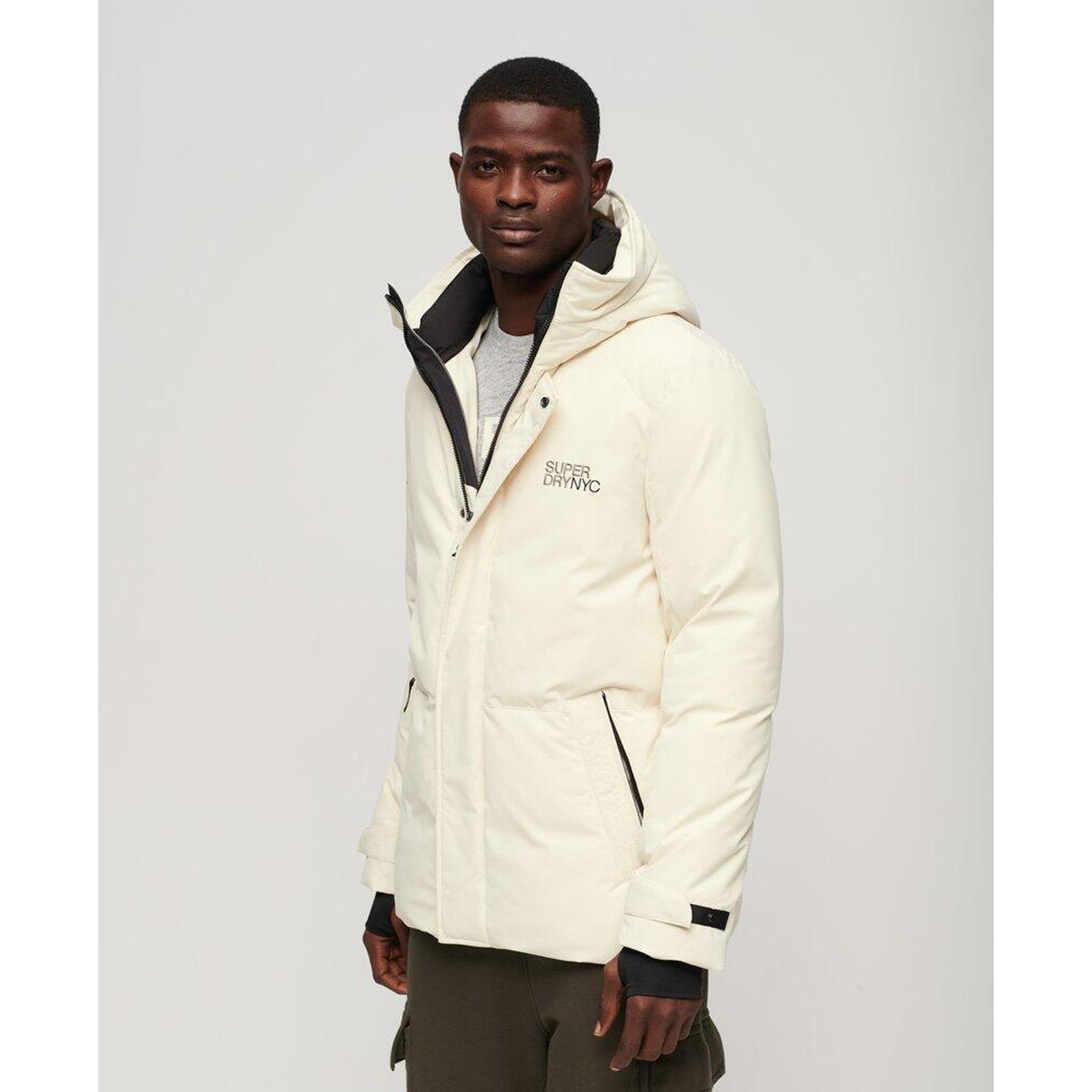 Superdry - Parka À Capuche Rembourrée City De Superdry - Maillot Manches Longues - Gris - Decathlon