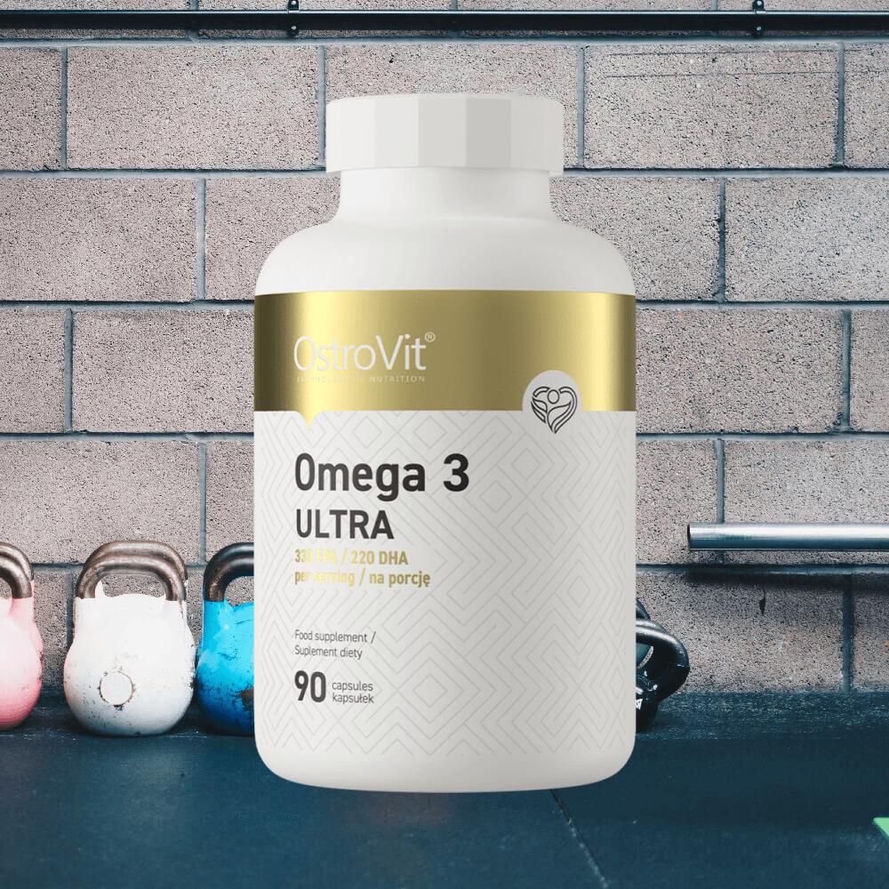 OstroVit Omega 3 Ultra (90 Caps) Unflavoured - Witaminy, minerały i zdrowie 2/3