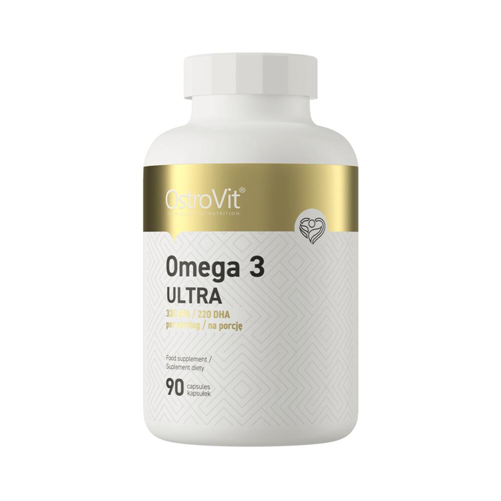 OstroVit Omega 3 Ultra (90 Caps) Unflavoured - Vitamins, Minerals & Health